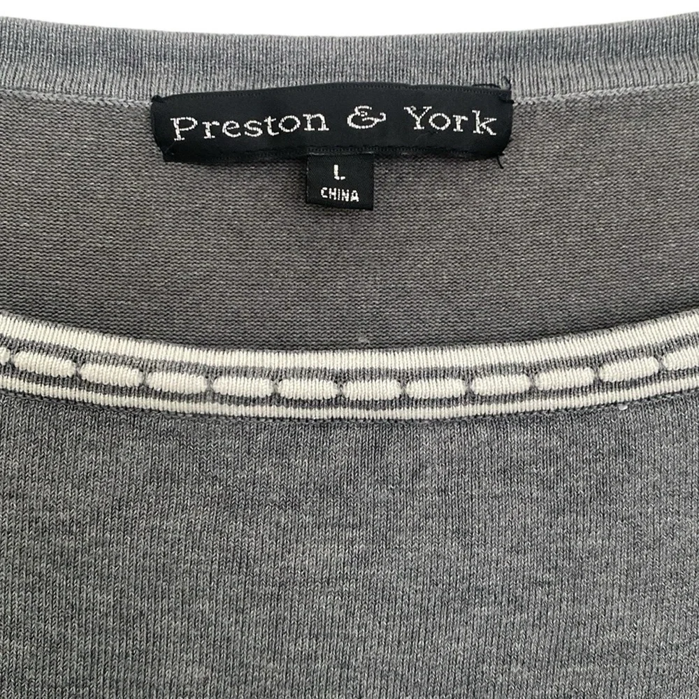 Preston & York Silk Cotton Shortsleeved Sweater
